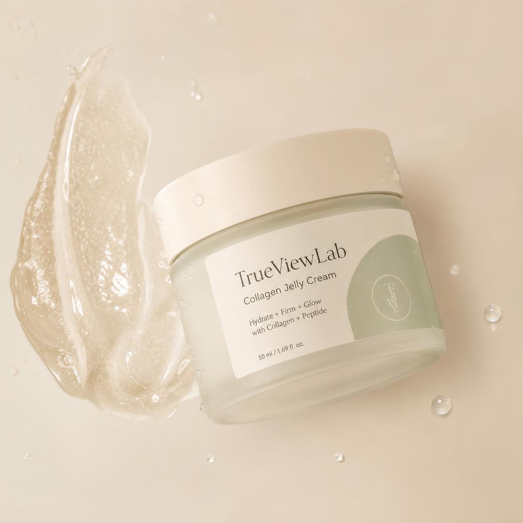 TrueViewLab Collagen Jelly Cream jar